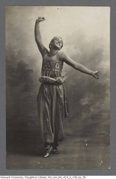 Nijinsky, Waslaw, 1890-1950. Photograph, undated. 1 folder. In Scheherazade, A. Bert (photographer)M