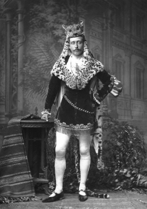 historysquee:Prince Arthur, son of Queen Victoria, as a Fairy PrinceBy Alexander BassanoHalf-plate g