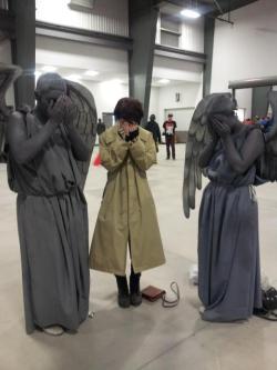 castieljimmynovak:  castieljimmynovak:  castiel attempt to blend in with some fellow angels  holy fuck why did this get so many notes today 