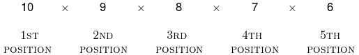 how many different linear arrangements are there of the letters