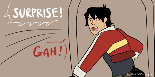 doodleswithangie: allura and coran reassure them that this was the typical start to most altean surprise parties. happy birthday, keith! Check out my other doodles here! 