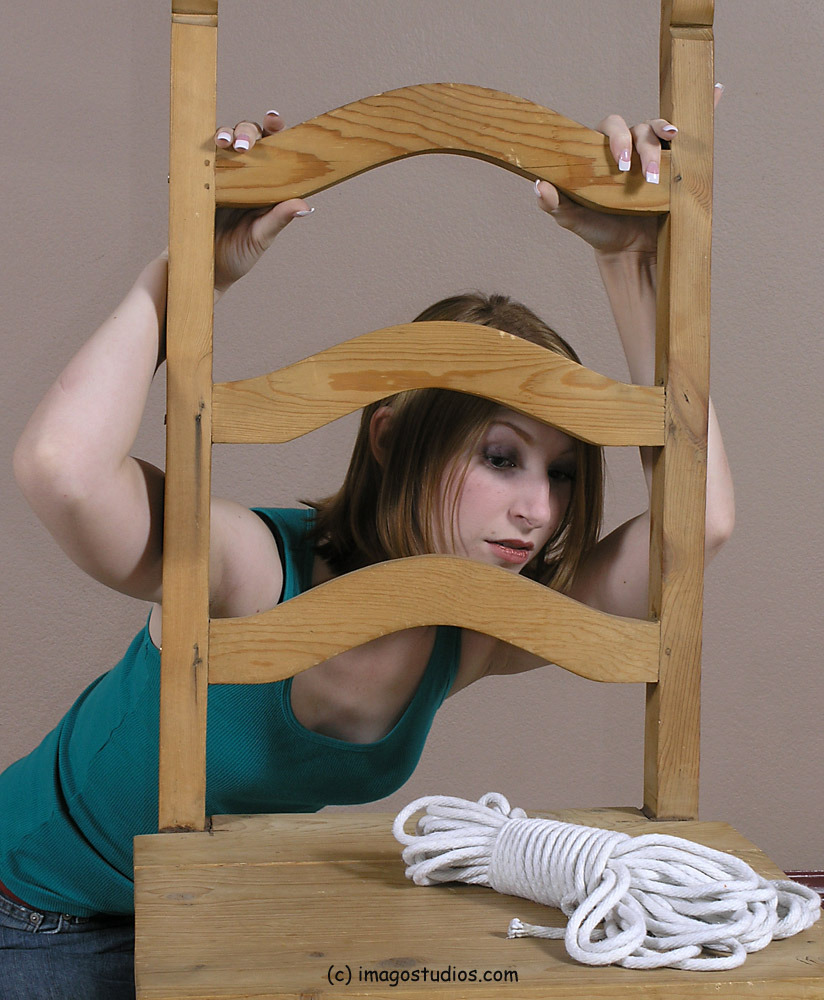 graybandanna:  Once she saw the chair and the rope she had a pretty good idea what