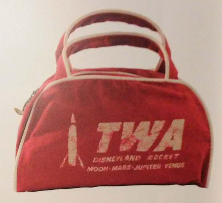 the-disney-elite:  Vintage Tomorrowland ‘travel bags’ themed to Space Mountain