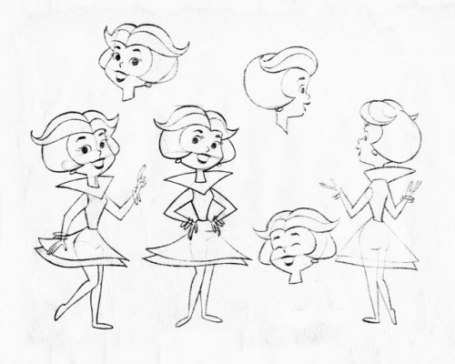 talesfromweirdland:Model sheets for Hanna-Barbera’s 1962 cartoon, The Jetsons: George, his boy