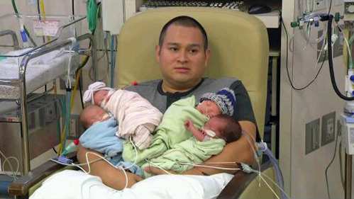 exeunt-pursued-by-a-bear:  tastefullyoffensive:  The face of a new father of quadruplets… [x]  “I did not sign up for this shit”