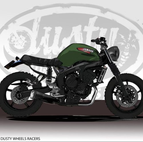 Una nuova sfida ci attende! FZ6 #Yamaha Una moto dalle linee molto moderne a cui cercheremo di dare 