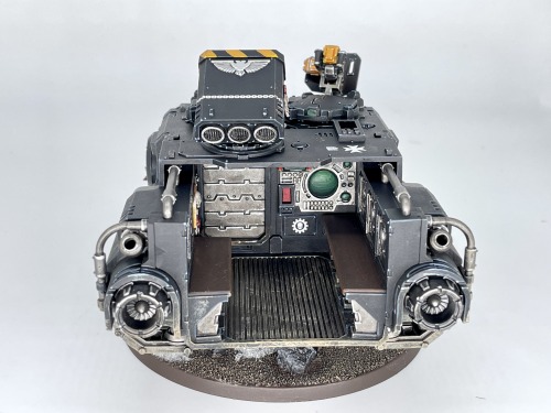 Impulsor for my Black Templars! Actually not too tough to paint, and I’m pretty happy with the resul