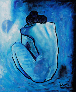 bejwelled:  Blue- Pablo Picasso, Henri Matisse,