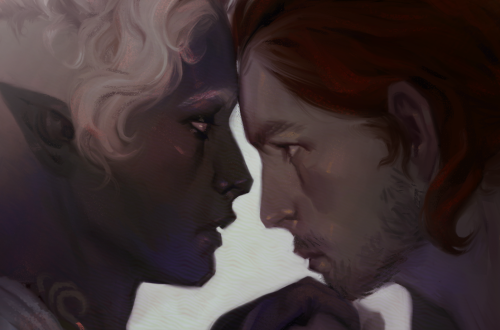 rhigu:Some Caleb x Essek fan shipping because I CANT HELP IT. I MISS CRITICAL ROLE. 