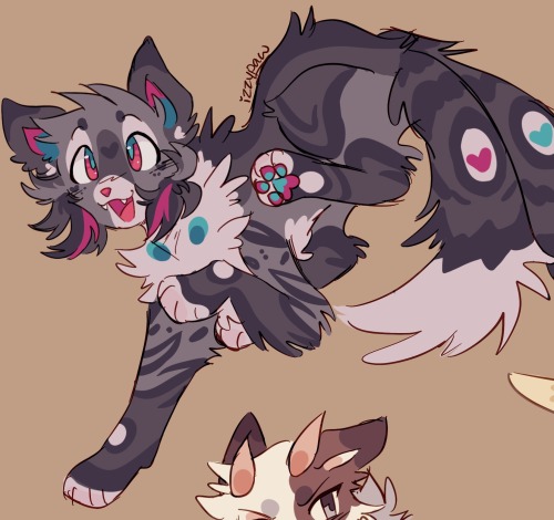 Having Way Too Much Fun With Kittycat Poses ^_^ These Will Be Adopts Laterrr Dm For ABs If Ya Want One