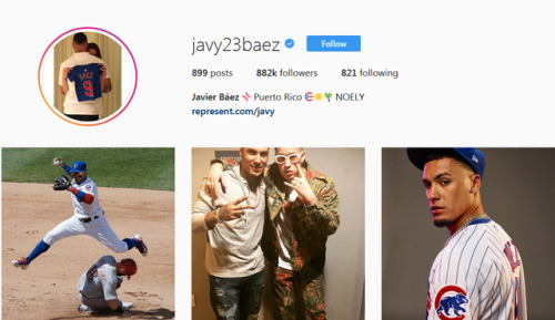 Javier Báez is So fine! Fuck he is gorgeous! He has a bubble butt