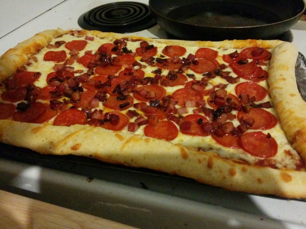 irontemple:  I am a pizza making god.  I want pizza 😩