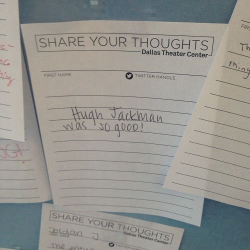 grantaire: les mis dallas had a board that people could share their thoughts on and these were some 