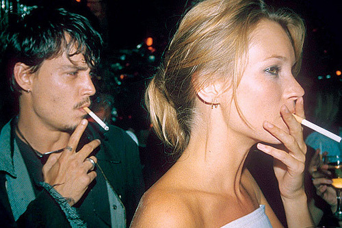 Porn photo telesc-ope:  Johnny Depp and Kate Moss 