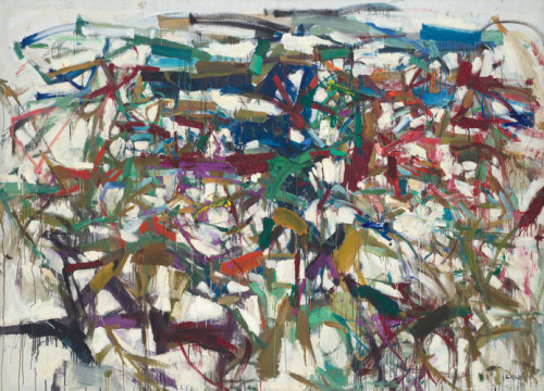 Ladybug, Joan Mitchell, 1957, MoMA: Painting and SculpturePurchaseSize: 6’ 5 7/8" x 9&rsq