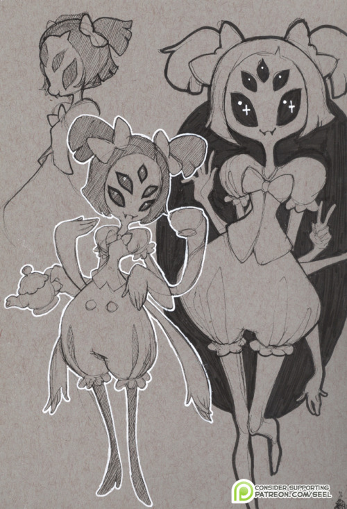 Porn photo groundlion:  Muffet sketches!! Might try