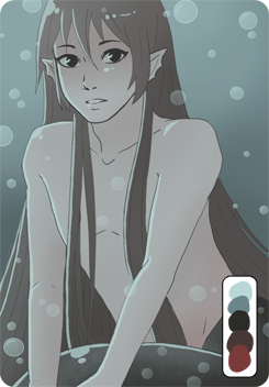 princettesei:Siren!Sei + 8 for anon, Siren!Aoba + 7 for ava-of-avalonmore Siren AU