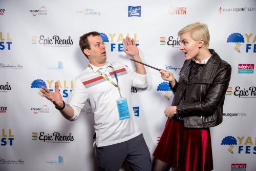 Veronica Roth & Brendan Reichs are co-chairing #YALLFest! Based on their past behavior It will b