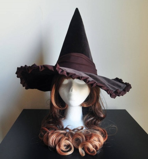 therestlesswitch: sosuperawesome: Witch Hats / Hair Accessories Luminescen Tea on Etsy See our #Et