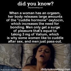 did-you-kno:  When a woman has an orgasm,