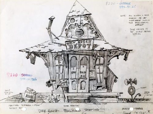 A Disney artist starting from the late thirties, Bruce Bushman was responsible for designing nearly 