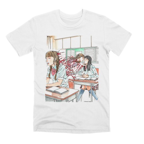  SCHOOL CRUSH by Shintaro Kago. Licensed! Available printed on t-shirts, sweatshirts, bags, buttons,