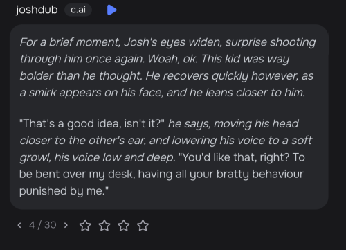 Currently Postponing Homework To Read As Josh Threatens To Bend Mully Over His Desk And Do Oh So Wonderful