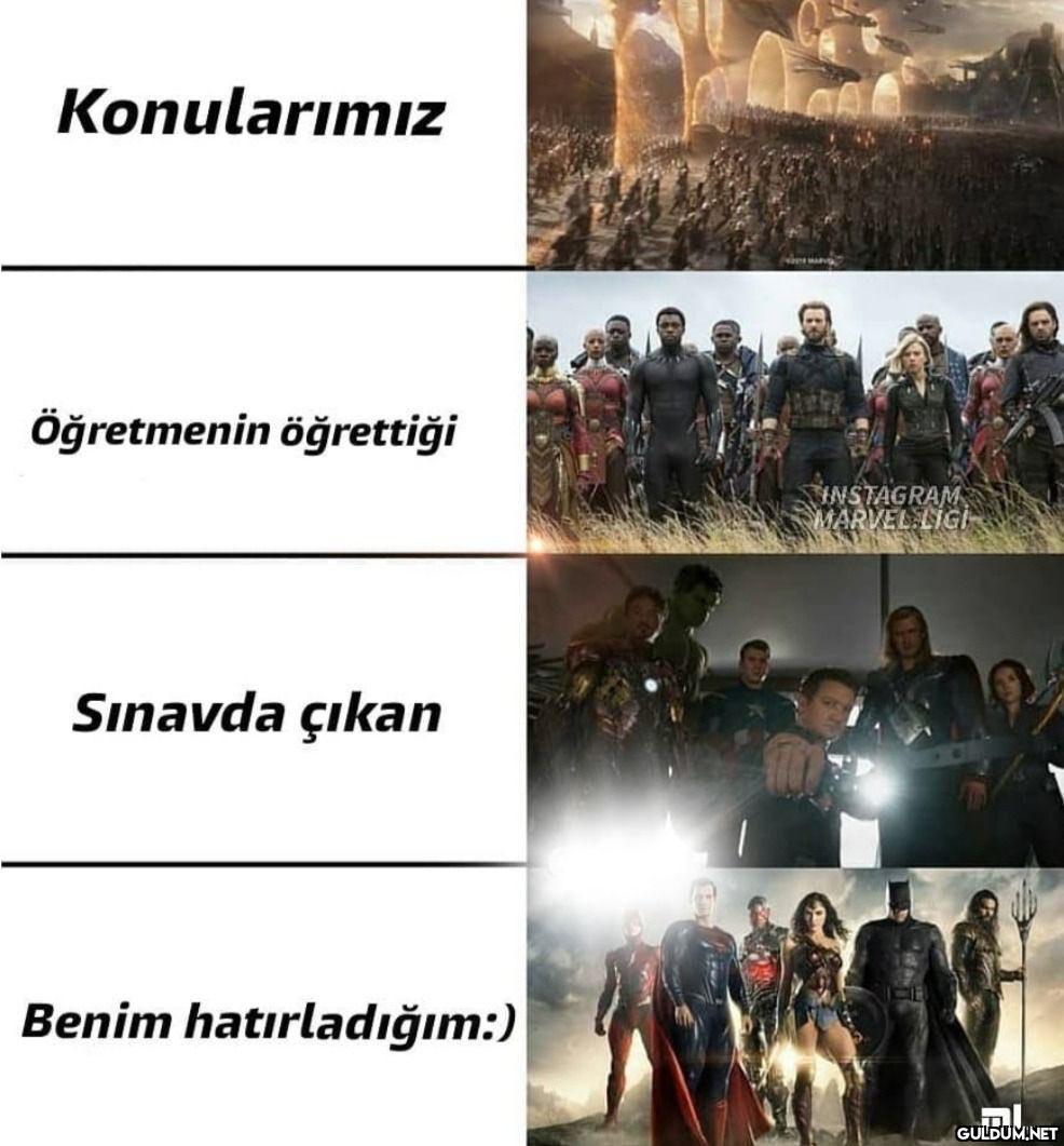 " Konularımız öğretmenin...