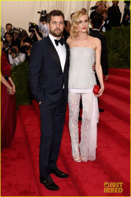 Diane Kruger (in Chanel) with Joshua Jackson, Gong Li (in Roberto Cavalli), Wendi Murdoch with her d