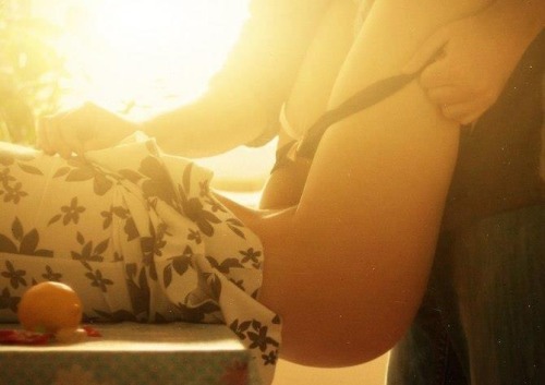 sexylilkitten:  Who ever said it can only be done in the bedroom is wrong 💜💜