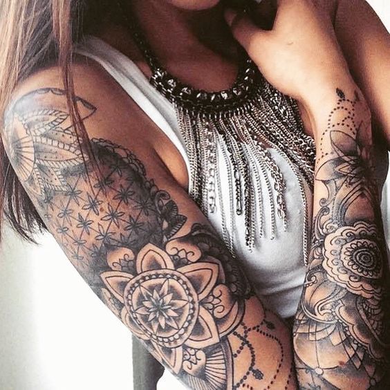 30 Beautiful Flower Tattoo Ideas  Floral Hippie Tattoo I Take You   Wedding Readings  Wedding Ideas  Wedding Dresses  Wedding Theme