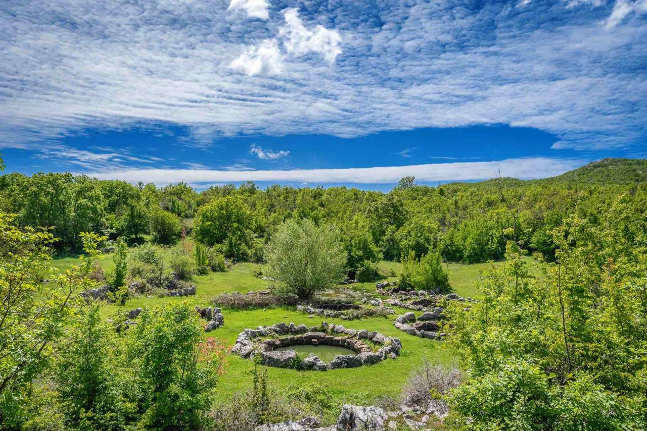 Ancient fairy wells in Croatia.