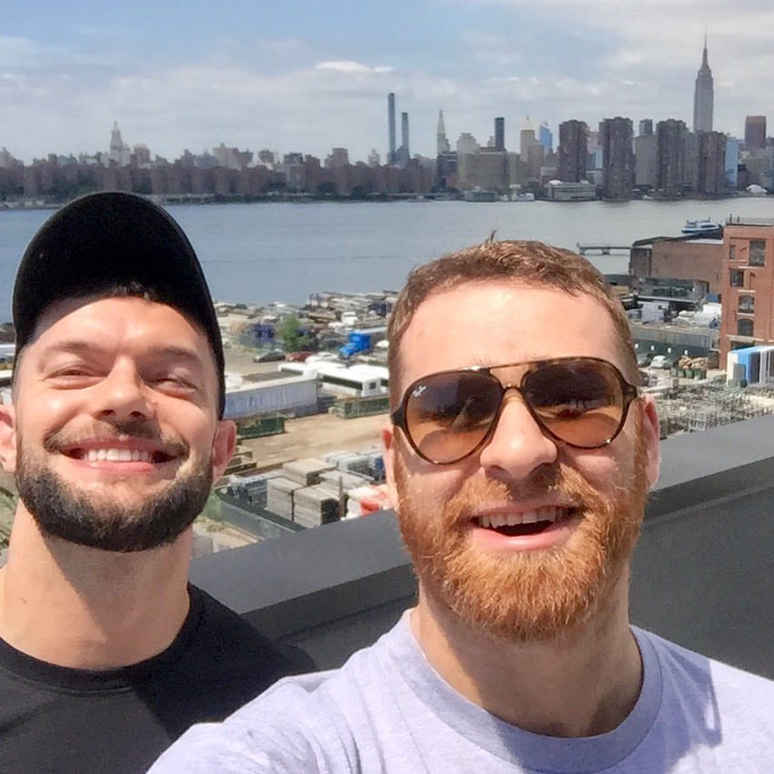 letsgo-samizayn:  Sami and Finn 👌  Source: Finn Balor IG