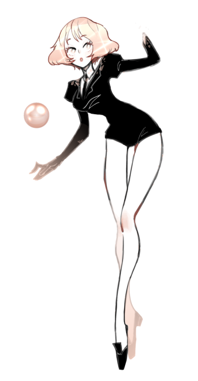 my lustrous Pink Pearl &lt;3 she is always losing her left hand bc of a defect. Pearlie lov