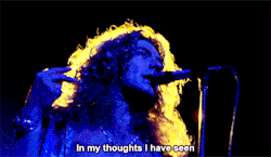 babeimgonnaleaveu:  Led Zeppelin performing “Stairway To Heaven” at Madison Square Garden, 1973.