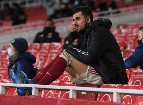 Dani Ceballos Of Arsenal During The Premier League Match Between Arsenal And Leeds United At Emirates