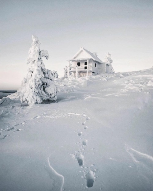 upknorth: Every mile is two in the winter. - George Herbert  #getoutdoors #upknorth Shot by @kpunkka