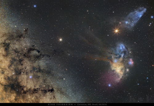 Saturn and Mars visit Milky Way Star Clouds js