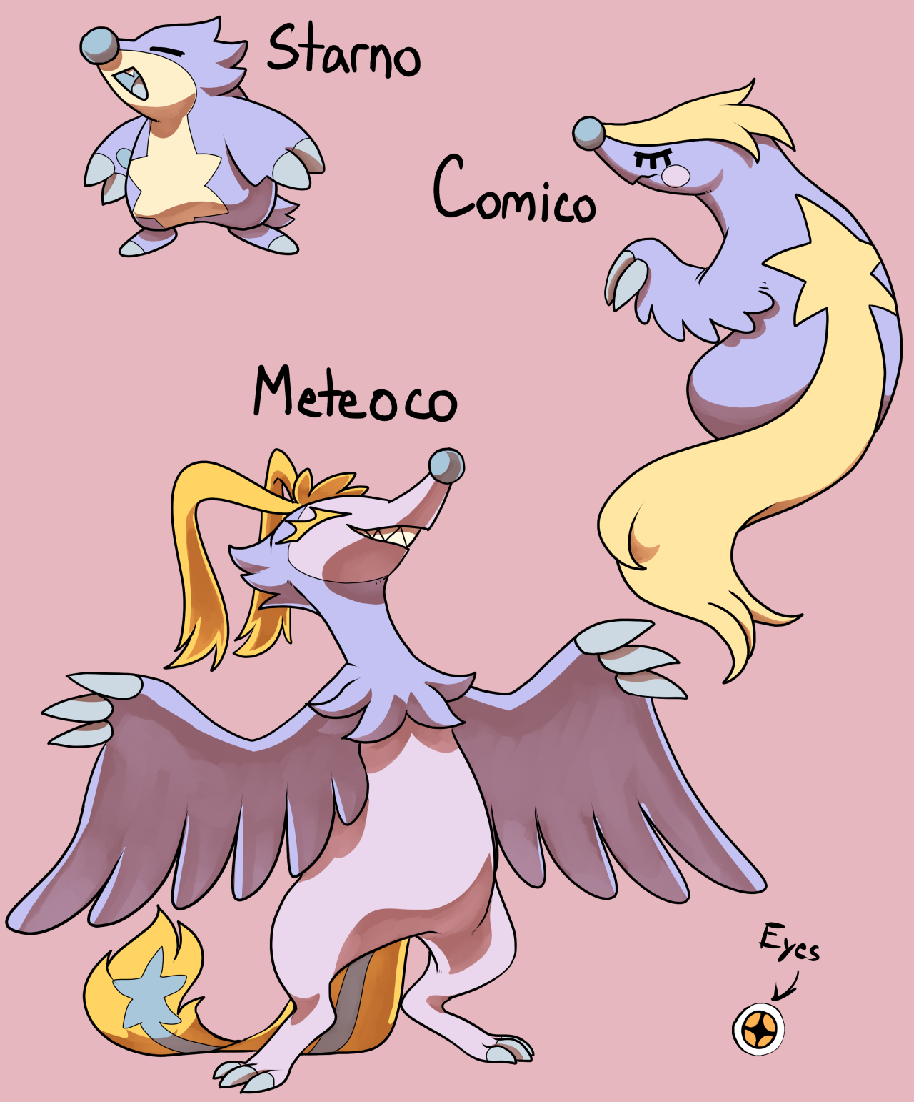 Fakemon designs on Instagram: “Open for comissions soon, this is a sample  (legendary). You know what's funny? My comissioned legenda…