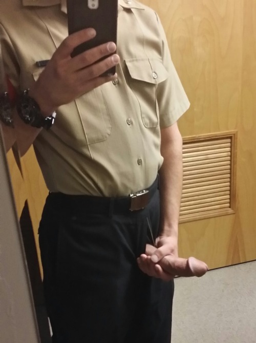 militarymencollection: Another follower sharing a bit of the right stuff. This 23 year old bi sailor