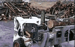 sixpenceee:A tree chopping machine. (Source)