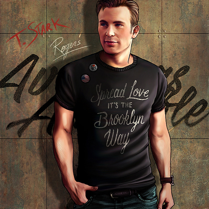 petite-madame:  “The Avengers and Their Favorite T-Shirts” Series. (Post 1/3)
