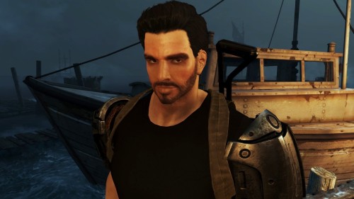 saiyuri-thedragonborn: Was trying to help defend Far Harbor, but then I got distracted by a cutie&he