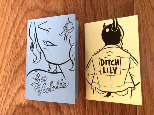 I’ve been too busy to work on updates, but I finished these small, indulgent zines for Flywheel Comi