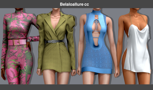  Belaloallure_CCNotes:new meshes all LOD custom thumbnail 20_40 swatches HQ compatible Please do not