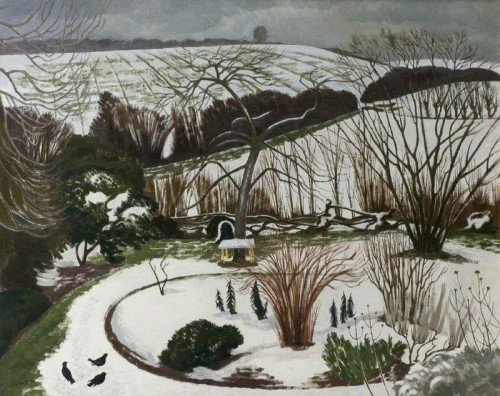 The Garden in Winter  -  John Northcote NashBritish 1893-1977