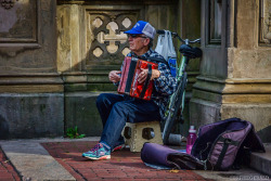 brfphoto: Musician at Bethesda Fountain,