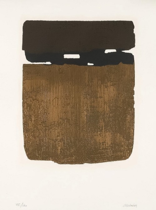 Etching XXVI, by Pierre Soulages.