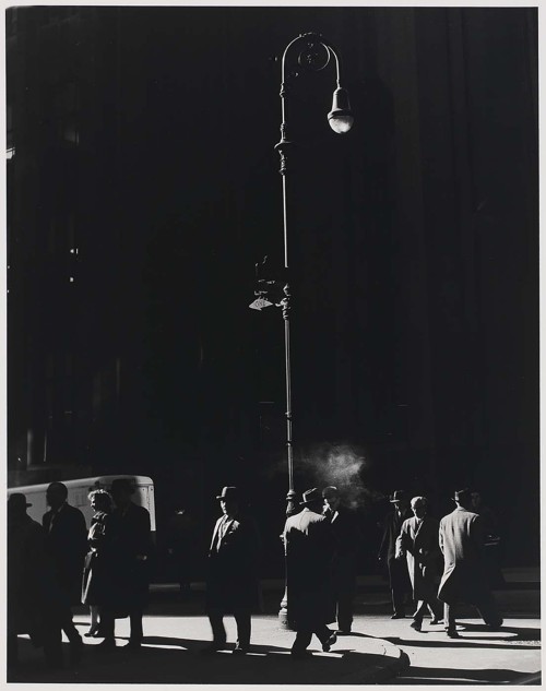 Broadway at Wall Street, New York, 1959Todd Webb