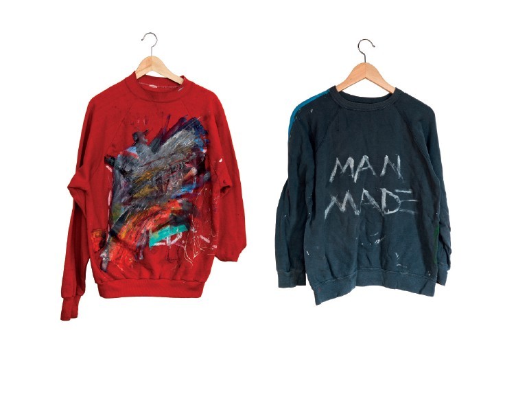 Original Jean-Michel Basquait Sweatshirts More from the Collection of Alexis Adler
